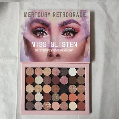 Color Magnetic Eyeshadow Palette Anti Sweat And Non-smudge Gloss Matte Eyeshadow