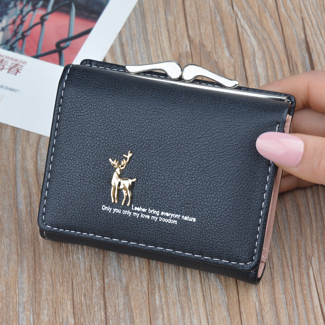 New Cartoon Leather Women Wallet Pocket Ladie Clutch Purs