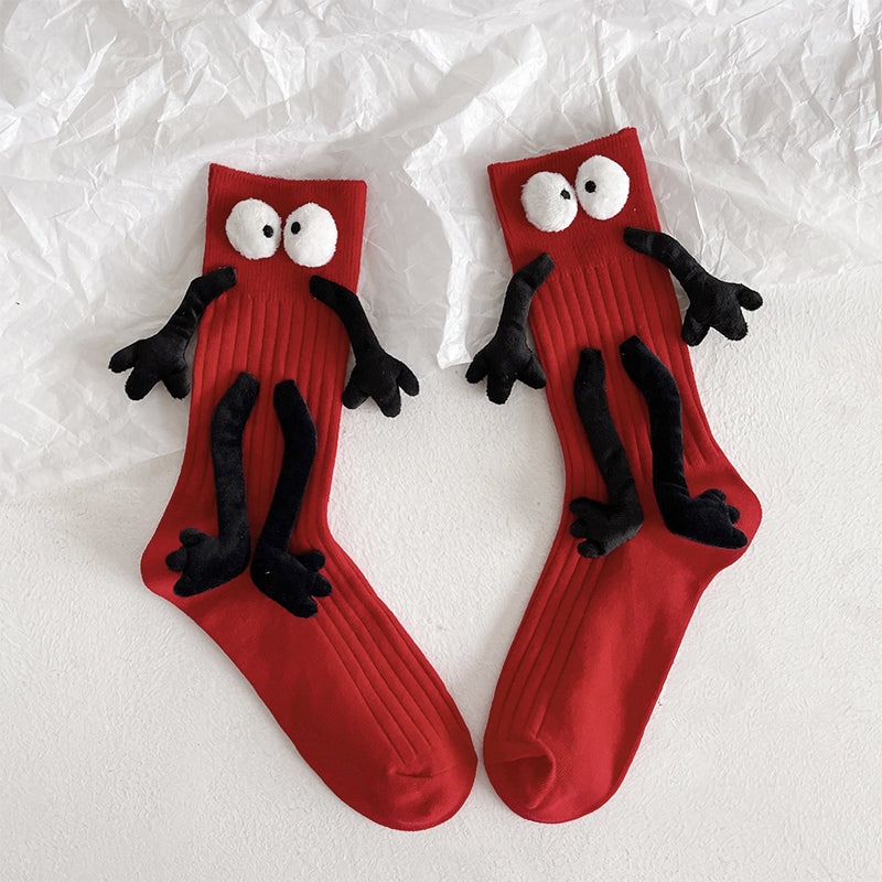 Cute Plush Doll In Tube Socks JK Is Thin Pure Cotton Pile Pile Short Boots Couple