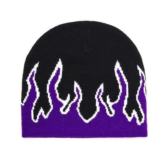 Fashion Simple Warm Flame Wool Hat