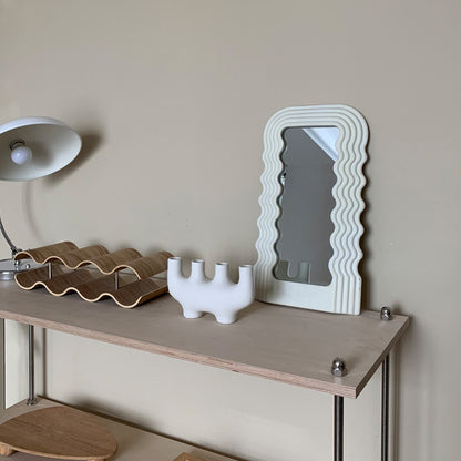 Medieval Memphis Wave Mirror Desktop Makeup Mirror