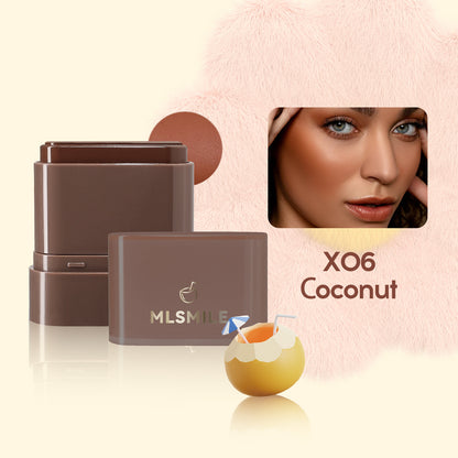 Flat Tube Fruit Blush Stick 2 In 1