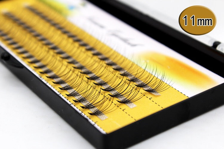 Planting Eyelashes In A Single Cluster Of 10 Natural Mink Hairs