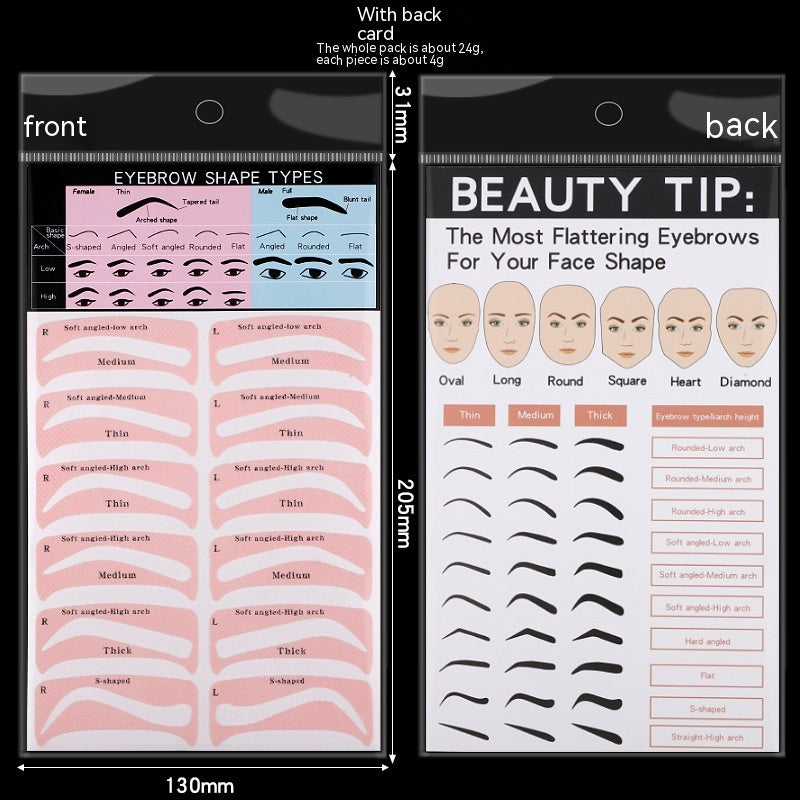 Eyebrow Stickers Eyebrow Stencil Lazy Eyebrow Stencil Eyebrow Artifact Makeup Tools In Stock