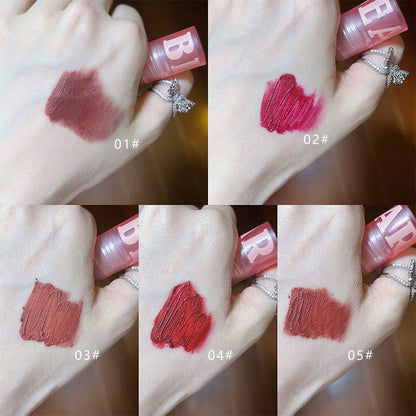 Kakashow Heart Bear Matte Velvet Matte Lip Mud White Student Lip Lacquer Light Makeup Essential