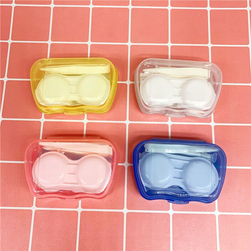 Cartoon Portable Contact Lens Case Color Lenses
