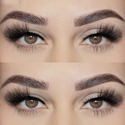European And American Natural Short Mink False Eyelashes