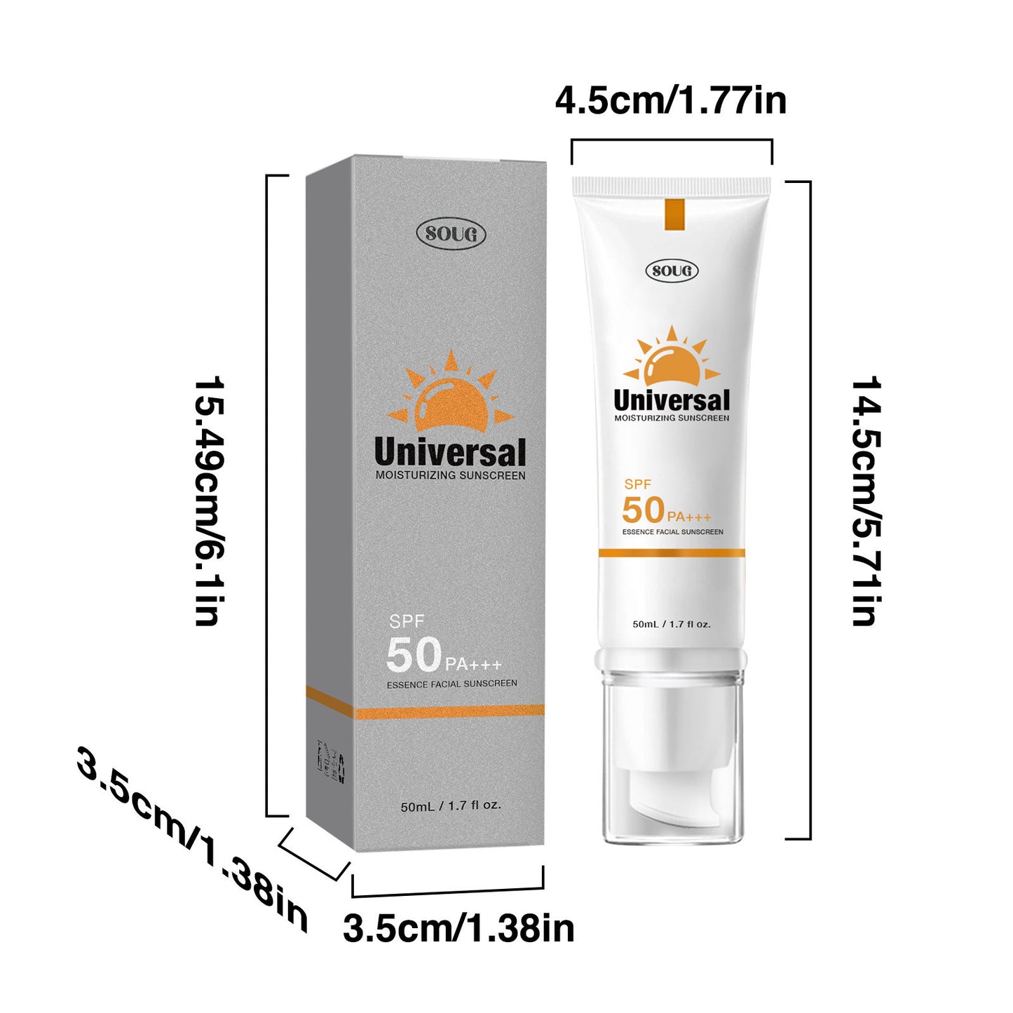 Outdoor UV Isolation Protection Brightening Skin Color Moisturizing