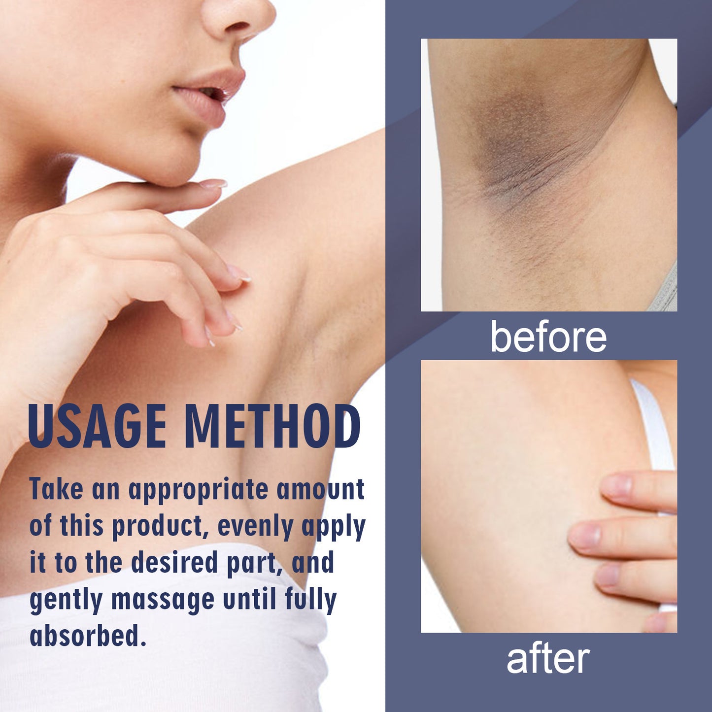 Underarm Whitening Cream Repair Knee Knuckle Elbow Underarm Melanin Moisturizing Skin