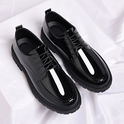 New-style Casual Leather Shoes For Men With A Polished Finish