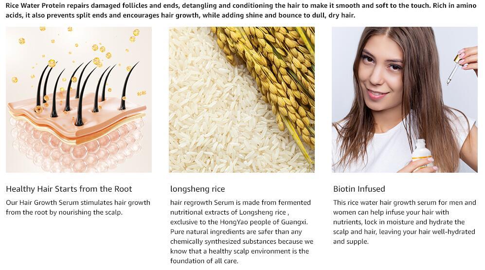 Rice Water Sheng Jiang Wang Hair Nutrient Solution Anti-shedding