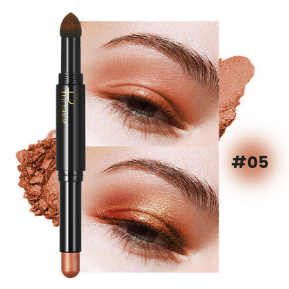 Double-headed Smudger Pearlescent Crouching Silkworm Eyeliner Pen Highlight