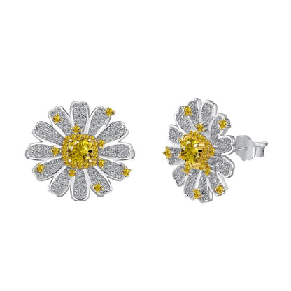 Japanese And Korean Light Luxury S925 Sterling Silver Rings Ear Studs