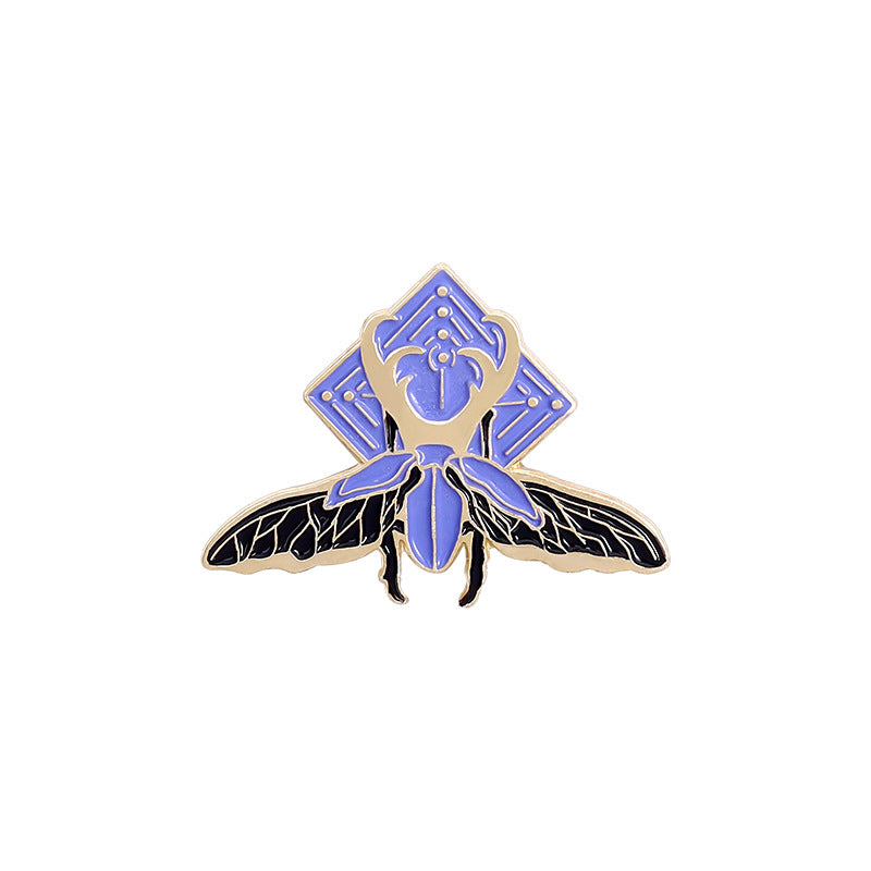 Personalized Versatile Brooch Pin Painted Badge