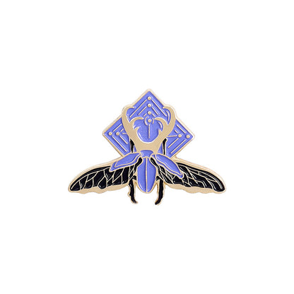 Personalized Versatile Brooch Pin Painted Badge