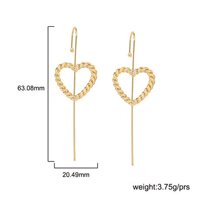 Ear-hook Earrings Simple And Cold Wind Ear Bone Clip Female