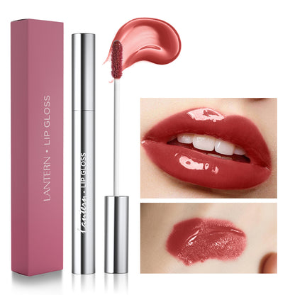 4 Colors Lip Gloss,Hydrating Lip Tint,Long Lasting Waterproof, High Shine Glossy Mirror Lip Stain, Long Lasting Moisturizing,Non Sticky, Romantic Lip Gloss Gift For Women