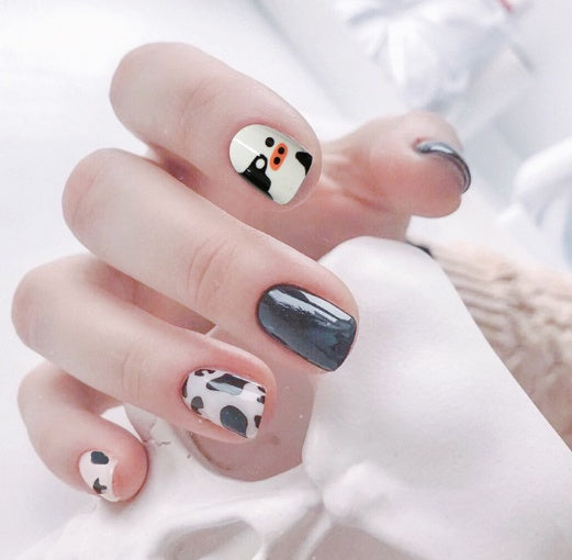 Wearable Nail Sticker Ballerina Ice Transparent Shiny Clouds