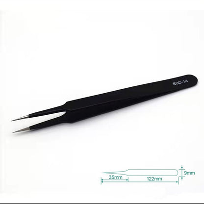 Stainless Steel Antistatic Pointed Tweezers