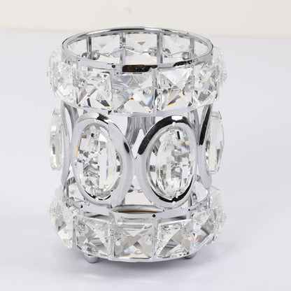 Crystal Pen Holder Cosmetic Brush Storage Container