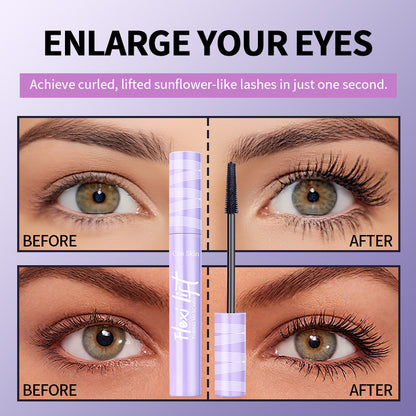 Black, Natural-length, Lengthening And Curling Mascara