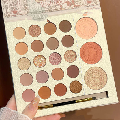 Unswerving Pledge Eyeshadow Palette Sequin Waterproof Blush Matte
