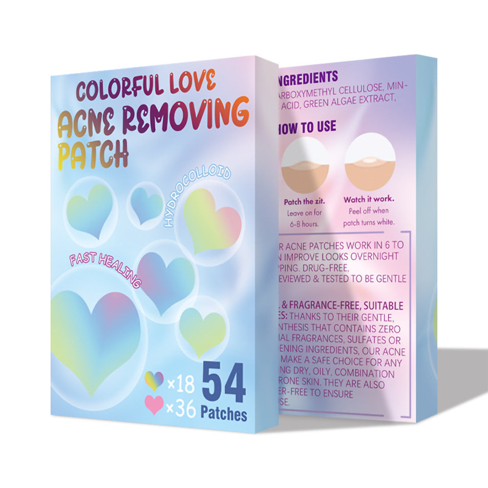 Hydrocolloid Love Artificial Skin Cover Acne Patch