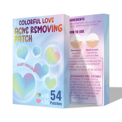 Hydrocolloid Love Artificial Skin Cover Acne Patch