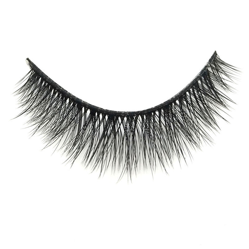 False Eyelashes Natural Tail Extension 3D Simulation Three Pairs