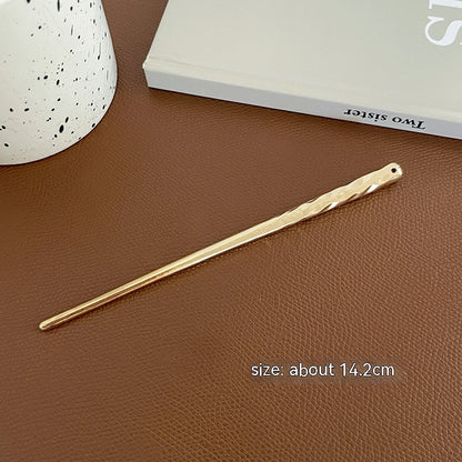 Irregular Metal Hairpin Updo Simple Hairpin