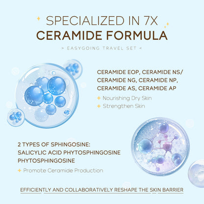 Ceramide Travel Pack 4-piece Mini Skin Care