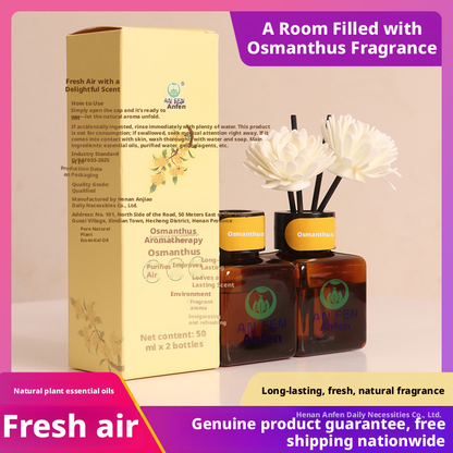 Plant Essential Oil Aromatherapy-White Tea Style-50ml * 2 bottles-1 box