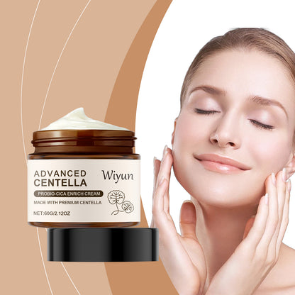 Wiyun Centella Centella Probiotic Soothing Cream, Relieves Redness And Improves Dry, Hydrated, Firm And Shiny Skin