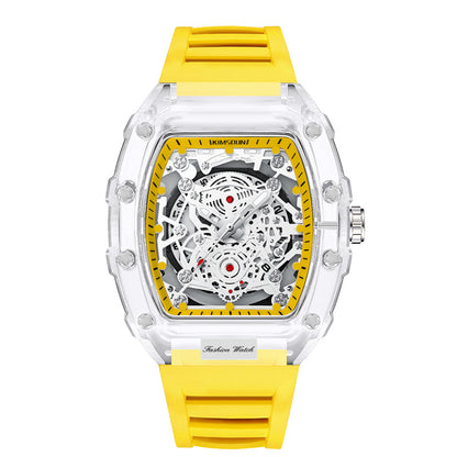 Wholesale Fashionable Transparent Mens Watches Waterproof Timepieces