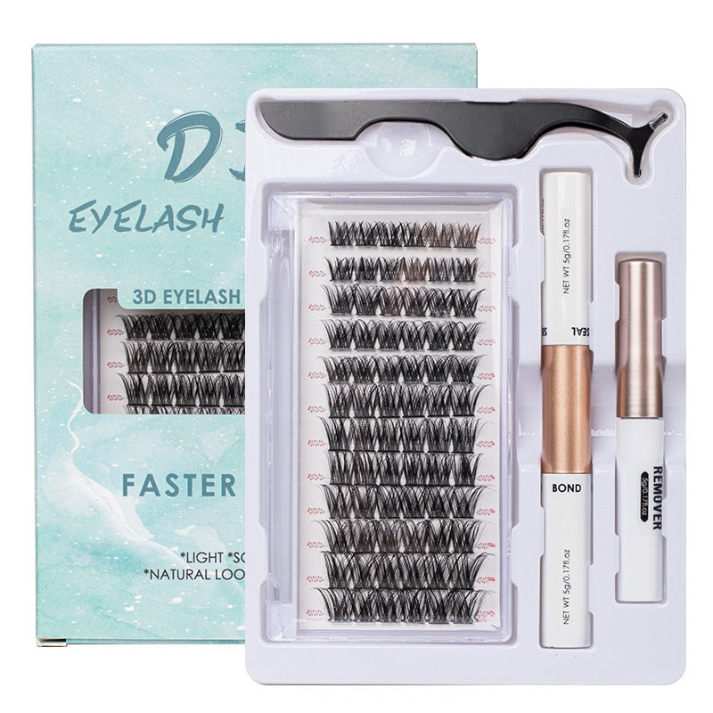 Self-grafting Single Cluster Eyelash Set