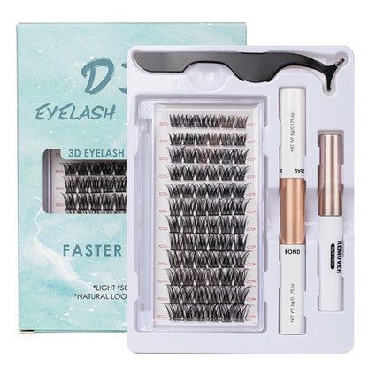 Self-grafting Single Cluster Eyelash Set
