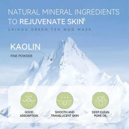 Green Tea Mud Mask Cleansing, Hydrating And Moisturizing