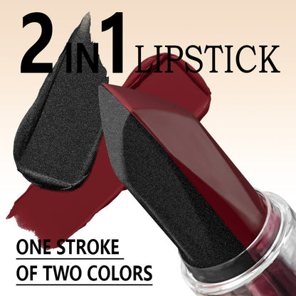 Soft-matte, Dual-tone, 2-in-1 Matte Longwear Lip Mud With A Pearly, Iridescent, And Velvety-matte Finishstain-proof And Smudge-resistant