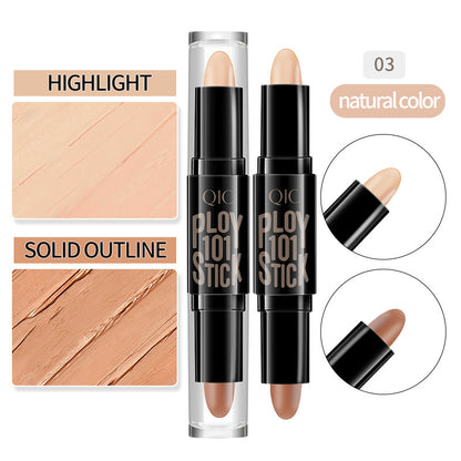Concealer Dual-headed Touch-up Stick Three-dimensional Face Brightening