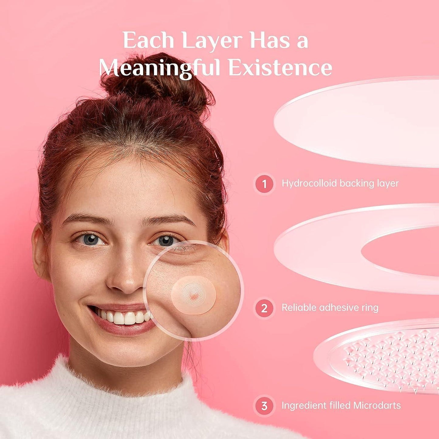 Mild And Non-irritating Desalting PIMPLE Acne Closed Mouth Acne Patch