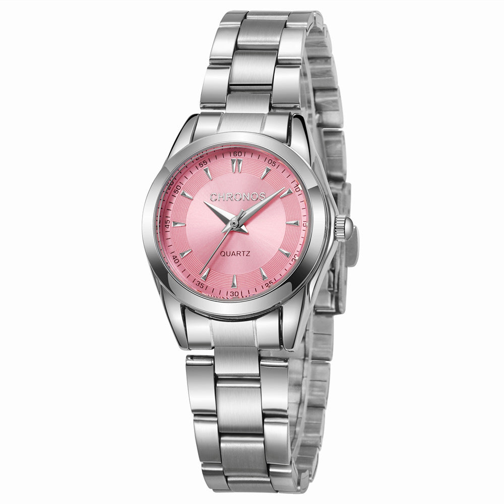 Popular Steel Belt Small Quartz Watch For Women