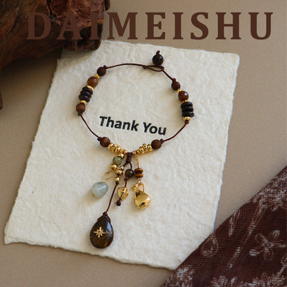 Natural Stone Agate Necklace And Bracelet Accessories For Women