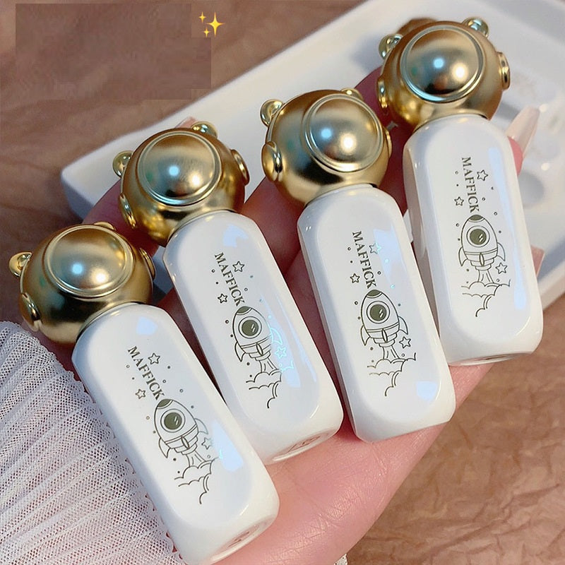 Space Walk Lip Mud Matte Velvet Matte Lip Lacquer White Improve Skin Color Lip And Cheek Dual-use Lipstick
