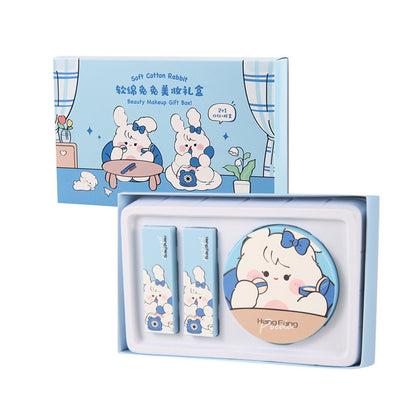 Setting Powder Concealer Stereoscopic Silky Matte Lipstick Set