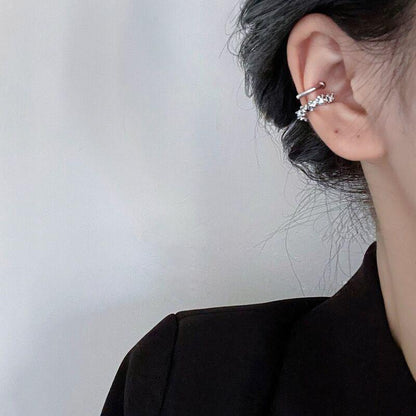 Ear Clip Irregular Frosty Style Earrings