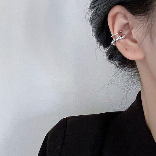 Ear Clip Irregular Frosty Style Earrings