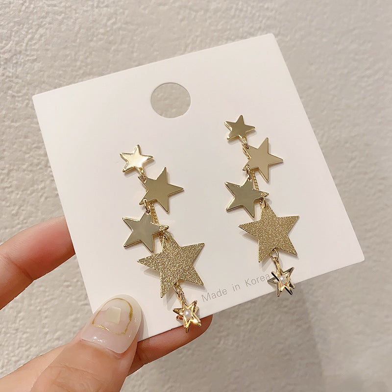 Personality Fringe Thinning Ear Clip Multi-wear Earrings