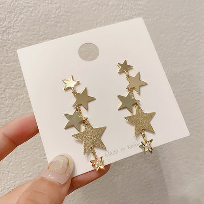 Personality Fringe Thinning Ear Clip Multi-wear Earrings