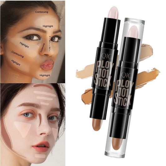 Concealer Dual-headed Touch-up Stick Three-dimensional Face Brightening