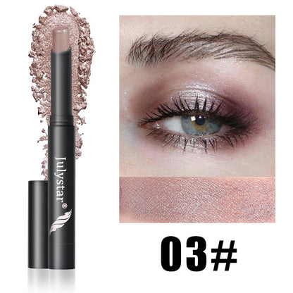 Makeup Lazy Pearlescent Rotating Eye Shadow Stick Repair Shadow Highlight Lip Brightening Integrated Multi-purpose